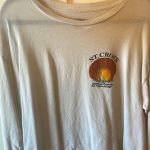 White long sleeve Brandy Melville shirt